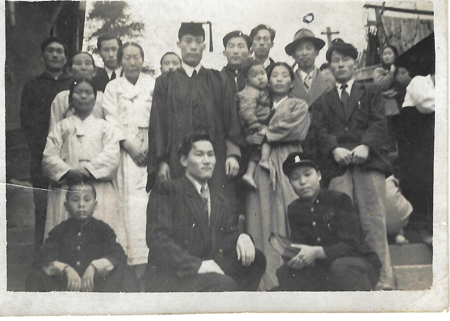 지인졸업식지인들과함께기념사진